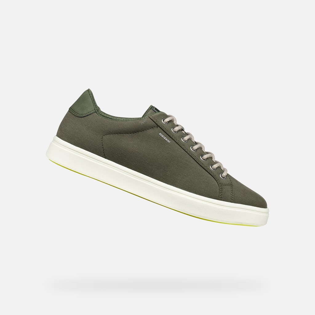 Low top sneakers BALTMOORE MAN Light Olive Green - image number 0 | GEOX