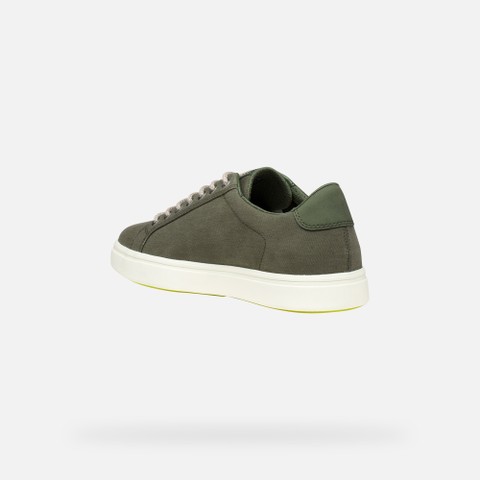 Low top sneakers BALTMOORE MAN Light Olive Green - image number 3 | GEOX