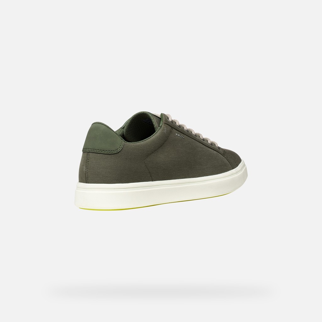 Low top sneakers BALTMOORE MAN Light Olive Green - image number 4 | GEOX