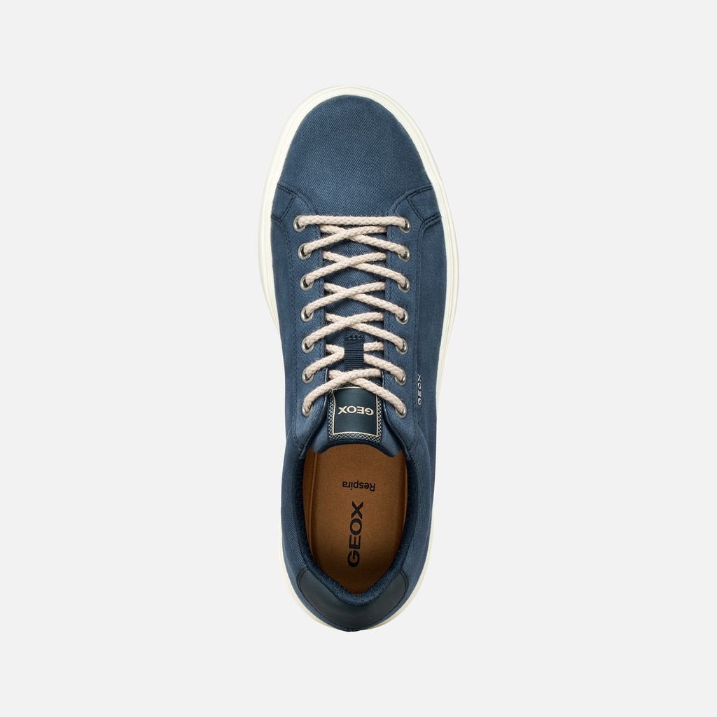 Low top sneakers BALTMOORE MAN Navy - image number 5 | GEOX