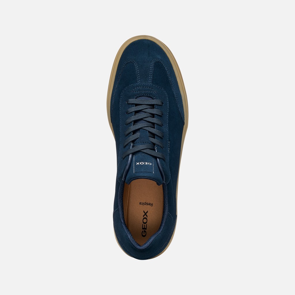 Low top sneakers BALTMOORE MAN Navy - image number 7 | GEOX