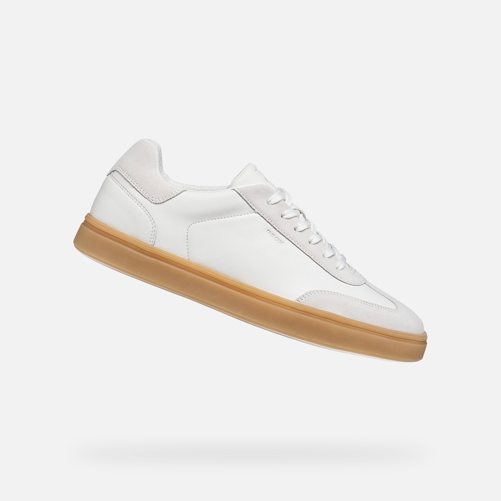 Low top sneakers BALTMOORE MAN White/Off White - image number 0 | GEOX