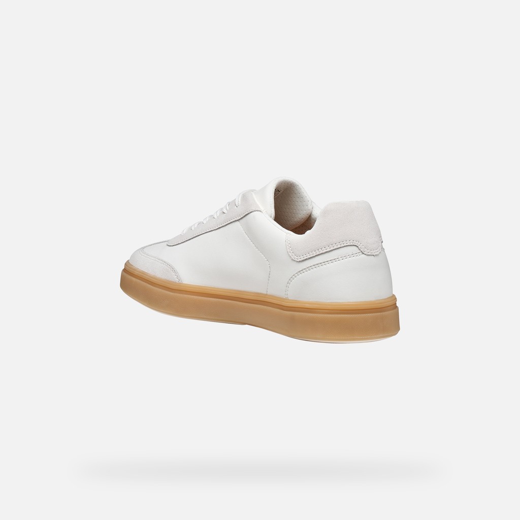Low top sneakers BALTMOORE MAN White/Off White - image number 3 | GEOX