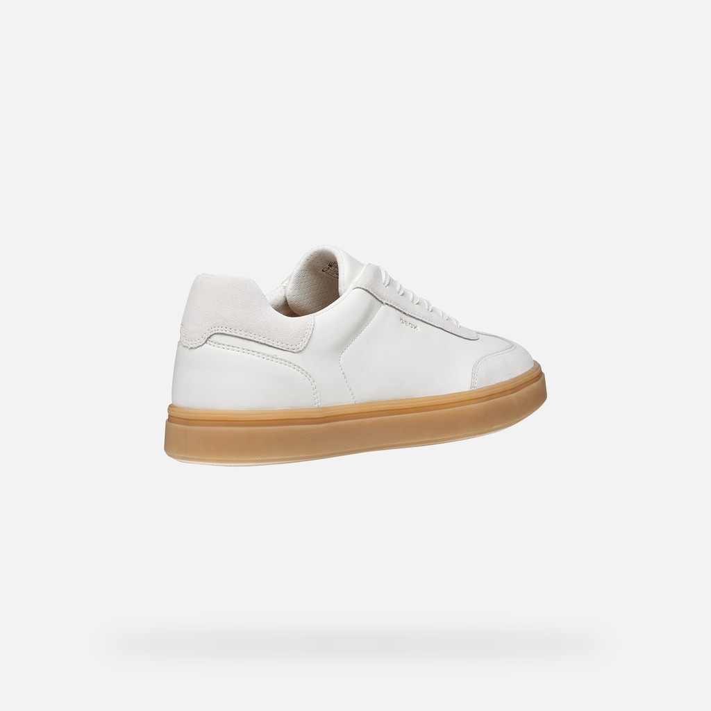 Low top sneakers BALTMOORE MAN White/Off White - image number 4 | GEOX