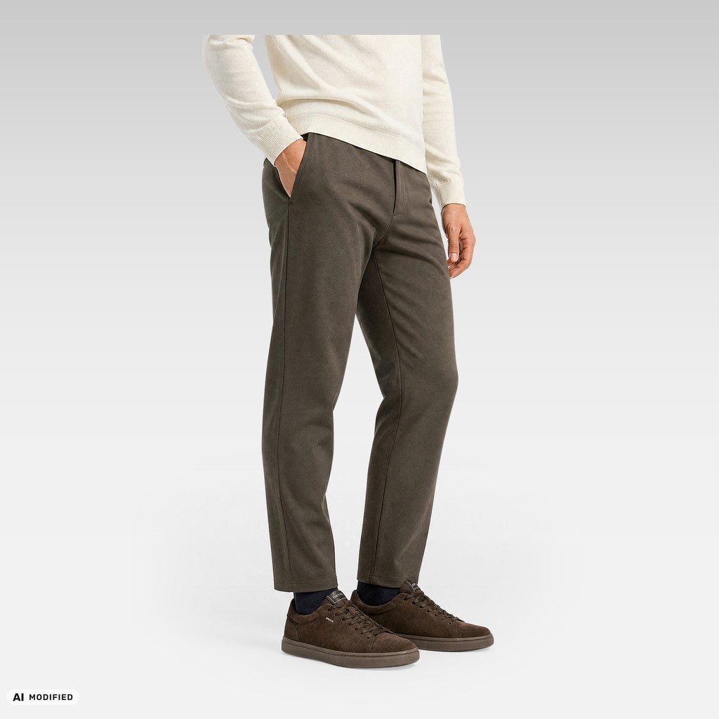 Low top sneakers BALTMOORE MAN Chocolate - image number 1 | GEOX