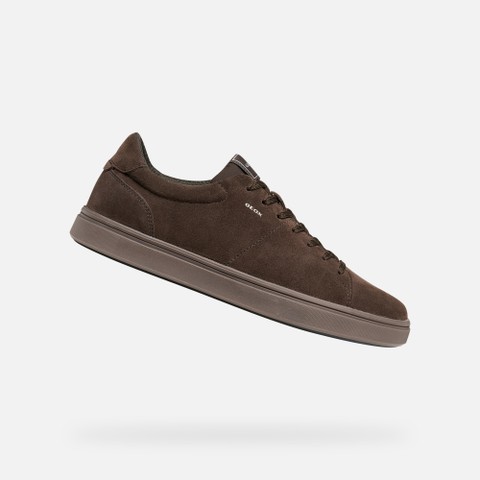 Low top sneakers BALTMOORE MAN Chocolate - image number 0 | GEOX