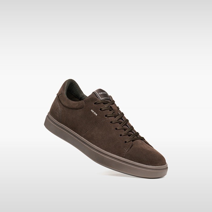 Low top sneakers BALTMOORE MAN Chocolate | GEOX