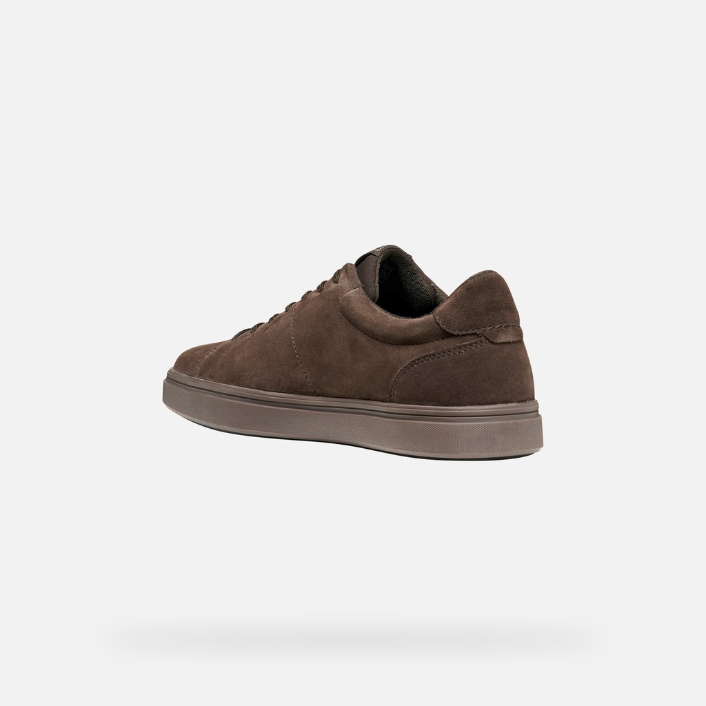 Low top sneakers BALTMOORE MAN Chocolate - image number 3 | GEOX