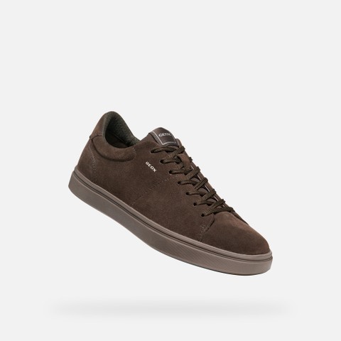 Low top sneakers BALTMOORE MAN Chocolate - image number 4 | GEOX