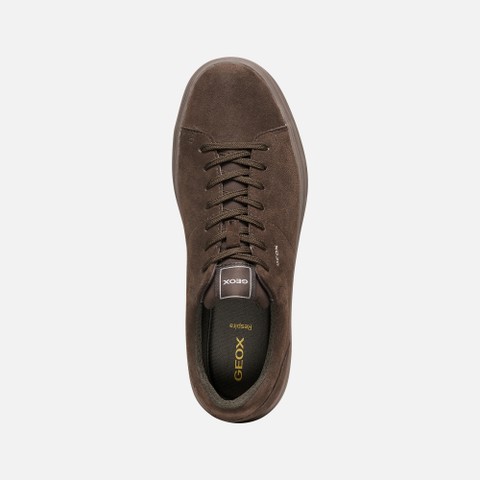 Low top sneakers BALTMOORE MAN Chocolate - image number 5 | GEOX