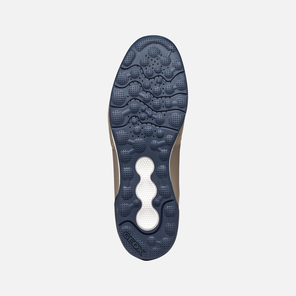 Sneakers basse SPHERICA ACTIF X3 UOMO Taupe/Blu navy scuro - image number 6 | GEOX