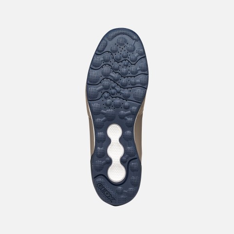 Sneakers basse SPHERICA ACTIF X3 UOMO Taupe/Blu navy scuro - image number 6 | GEOX
