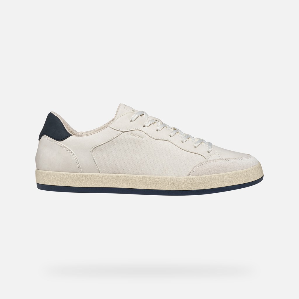 Low top sneakers SERIFOS MAN Off White/Navy - image number 1 | GEOX