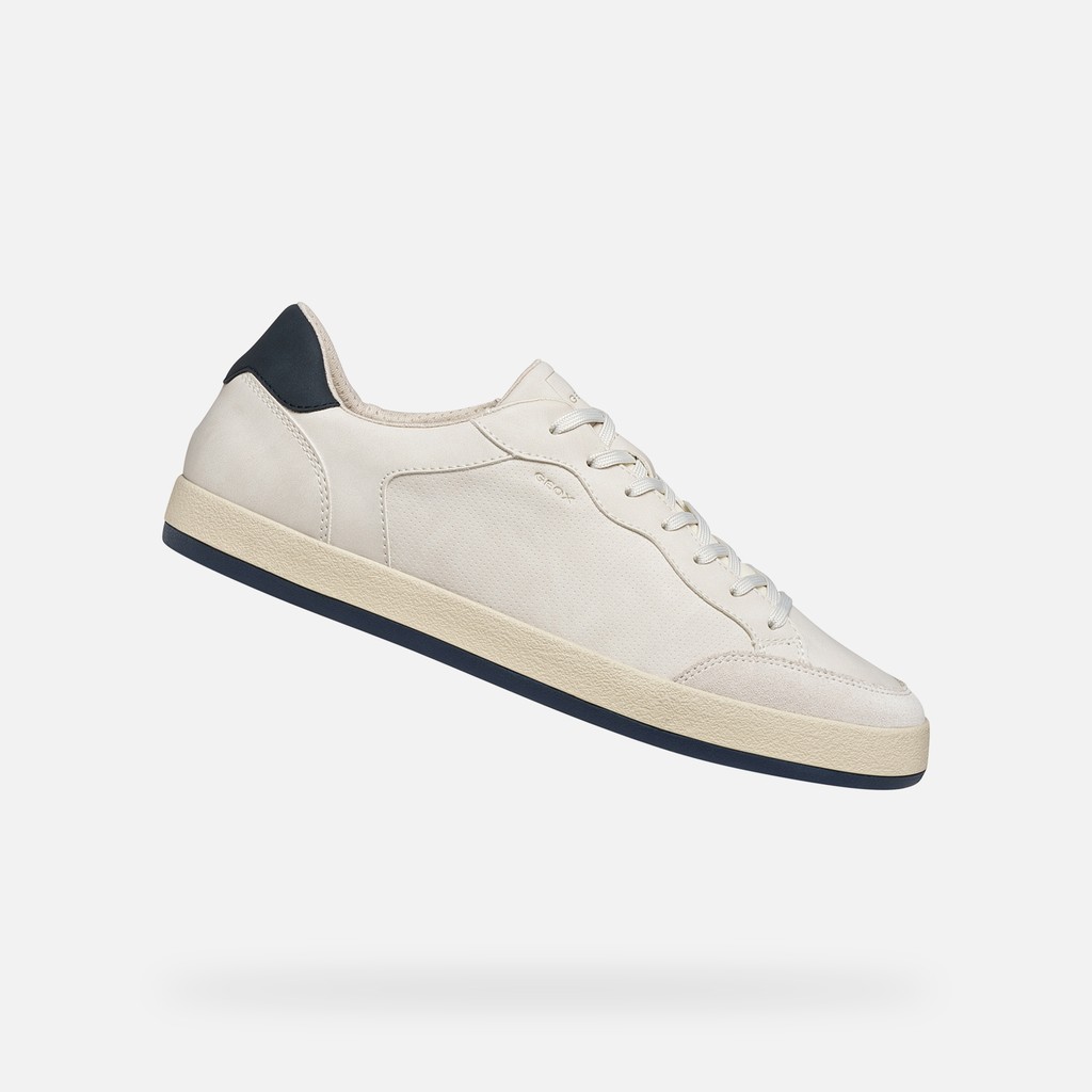 Low top sneakers SERIFOS MAN Off White/Navy - image number 0 | GEOX