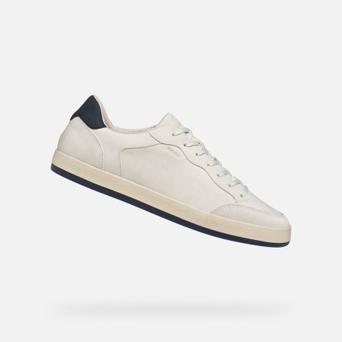 Low top sneakers SERIFOS MAN Off White/Navy - image number 0 | GEOX