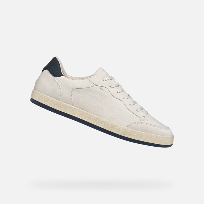 Low top sneakers SERIFOS MAN Off White/Navy | GEOX
