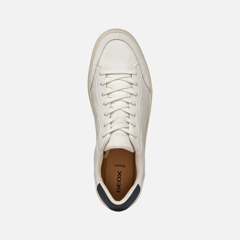 Low top sneakers SERIFOS MAN Off White/Navy - image number 5 | GEOX