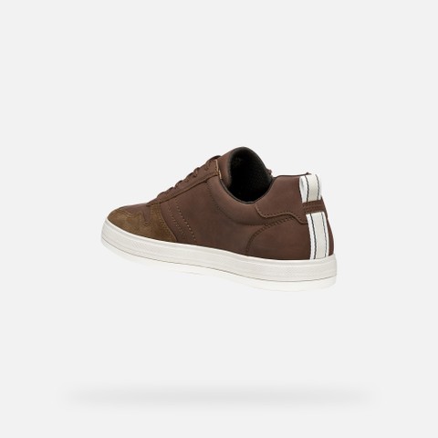 Low top sneakers SERIFOS MAN Brown cotto - image number 3 | GEOX