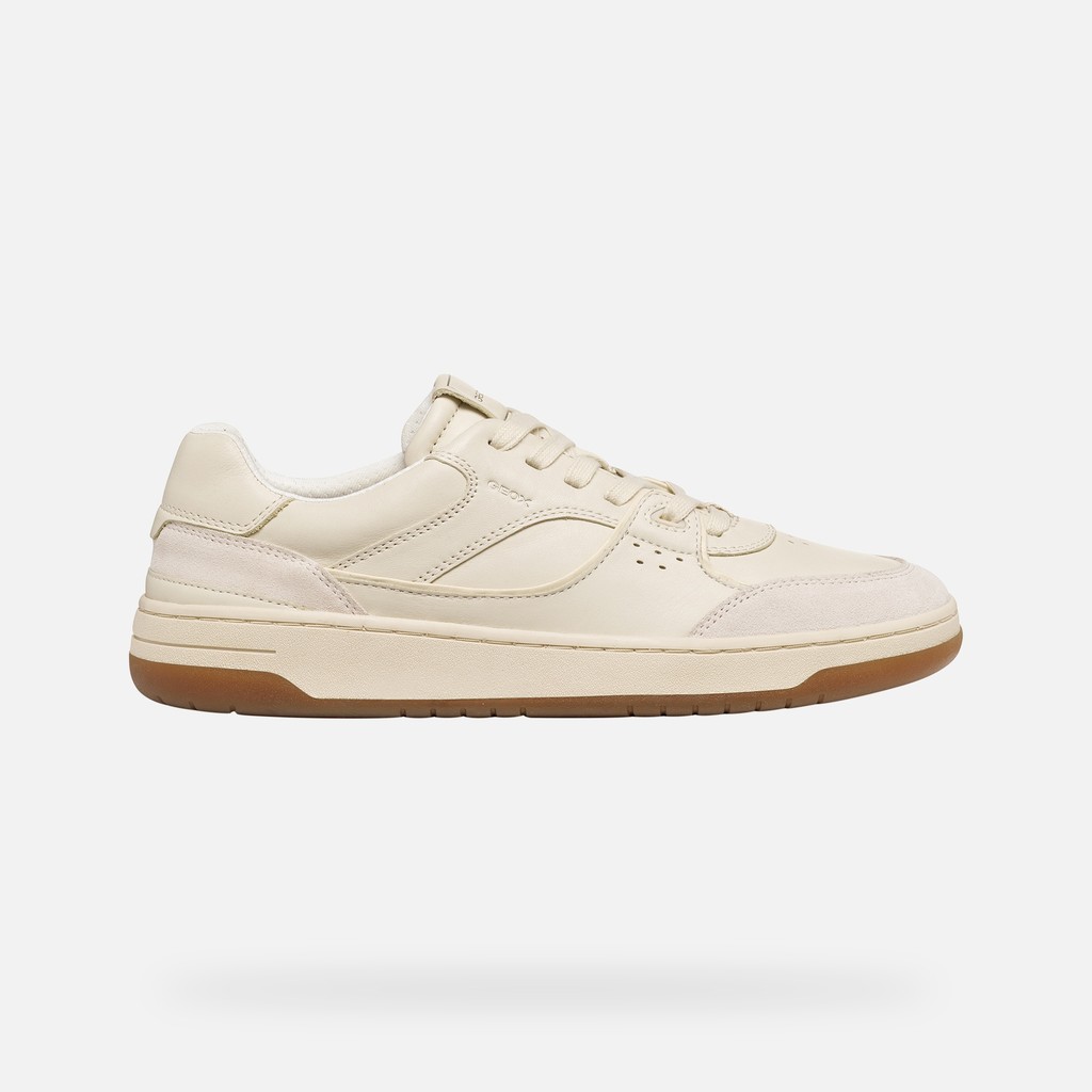 Low top sneakers SEDRAL COURT MAN Papyrus/Light sand - image number 1 | GEOX