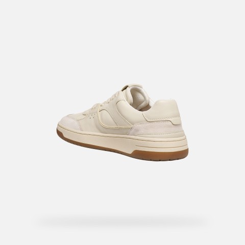 Low top sneakers SEDRAL COURT MAN Papyrus/Light sand - image number 3 | GEOX