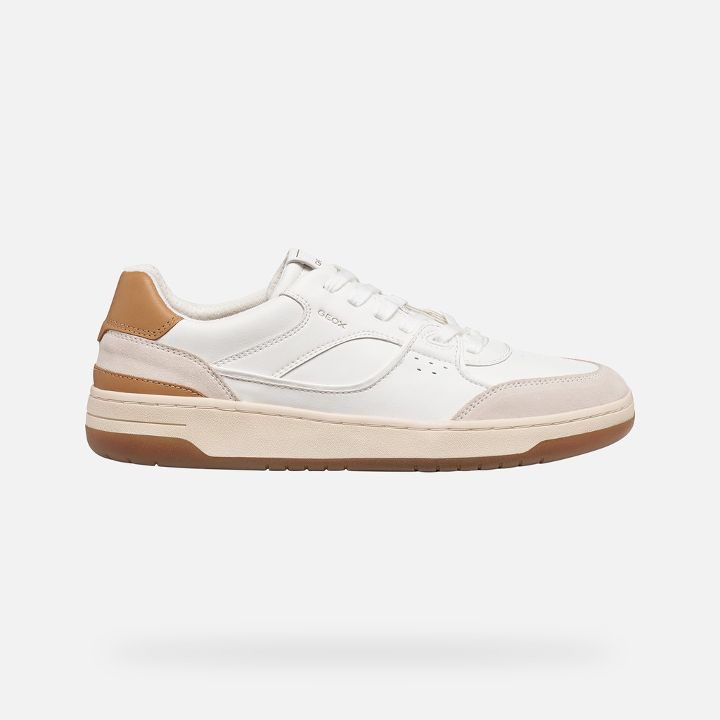Sedral Court Homme Blanc/cuir