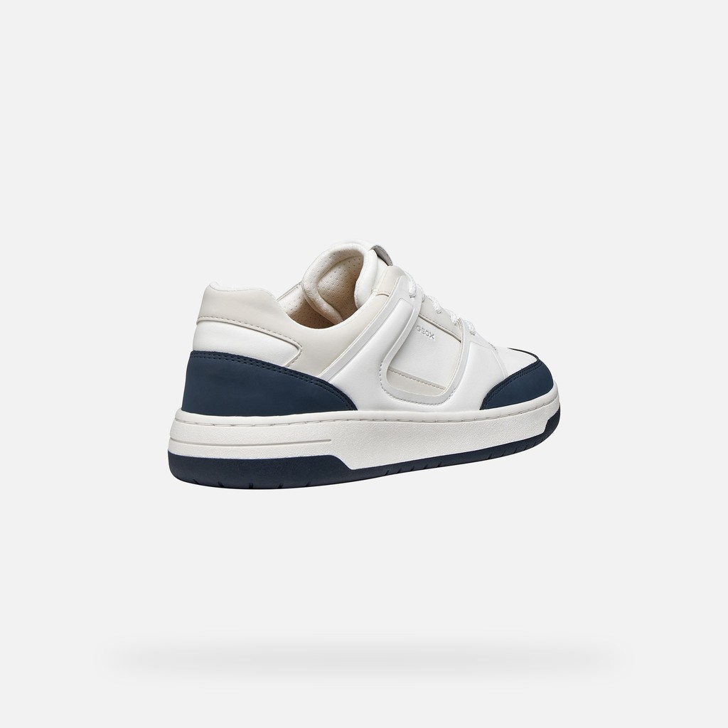 Sneakers basse SEDRAL COURT UOMO Blu navy/Bianco - image number 4 | GEOX