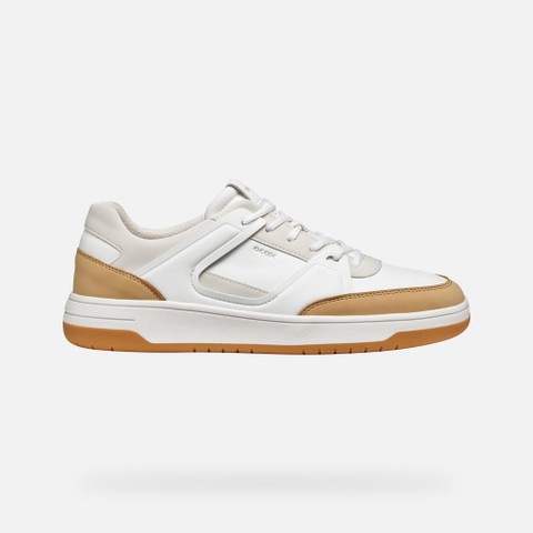 Sneakers basse SEDRAL COURT UOMO Cuoio/Bianco - image number 1 | GEOX