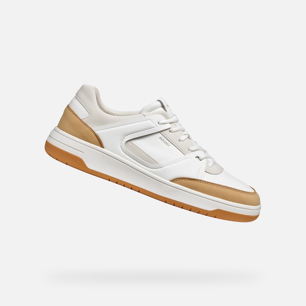 Sneakers basse SEDRAL COURT UOMO Cuoio/Bianco - image number 0 | GEOX