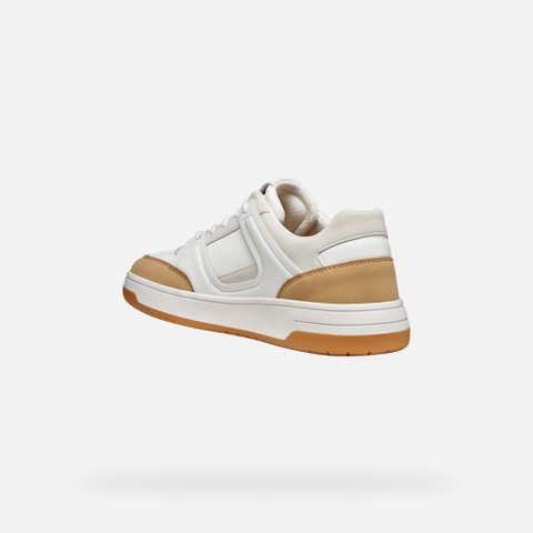 Sneakers basse SEDRAL COURT UOMO Cuoio/Bianco - image number 3 | GEOX