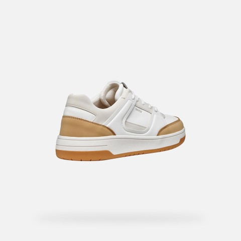 Sneakers basse SEDRAL COURT UOMO Cuoio/Bianco - image number 4 | GEOX