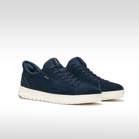 Slip in sneakers FLEXTRIDE PLUS MAN Navy - image number 8 | GEOX