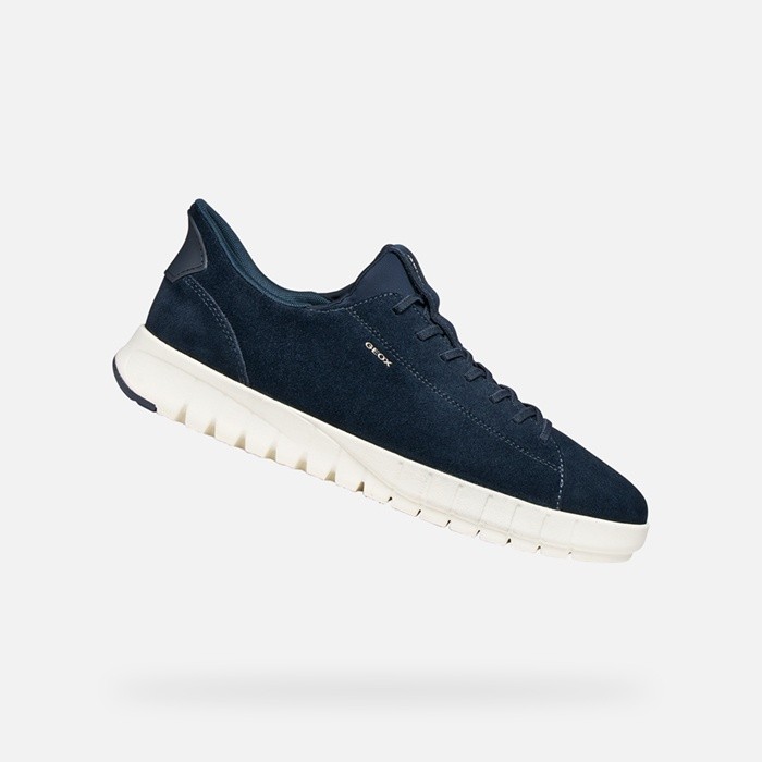 Sneaker slip in FLEXTRIDE PLUS UOMO Blu navy | GEOX