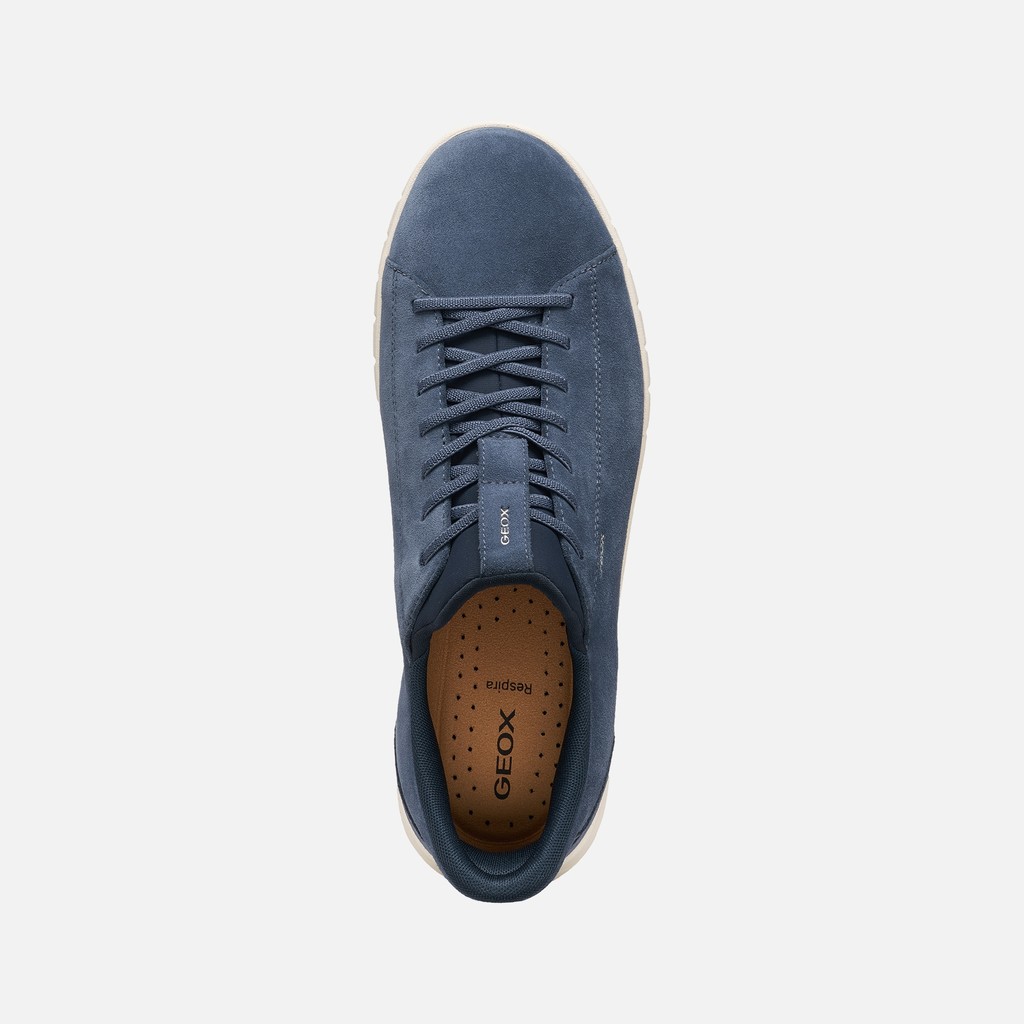Baskets slip in FLEXTRIDE PLUS HOMME Bleu fonc&eacute; - image number 5 | GEOX