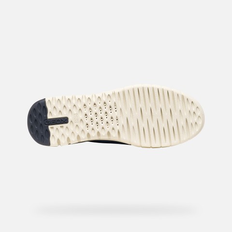Baskets slip in FLEXTRIDE PLUS HOMME Bleu fonc&eacute; - image number 6 | GEOX