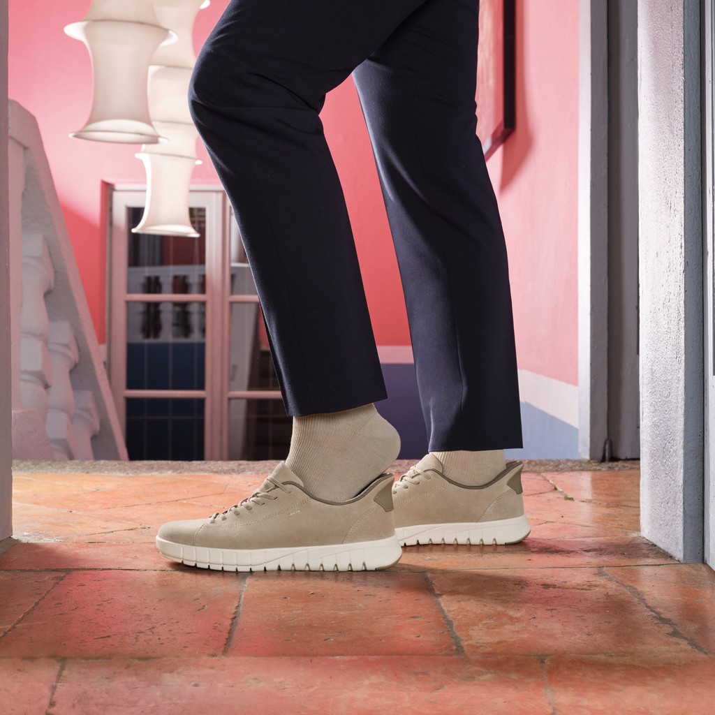 Slip in sneakers FLEXTRIDE PLUS MAN Sand - image number 1 | GEOX