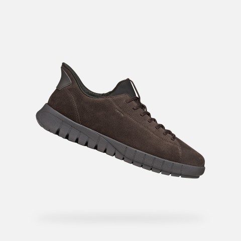 Slip in sneakers FLEXTRIDE PLUS MAN Chocolate | GEOX
