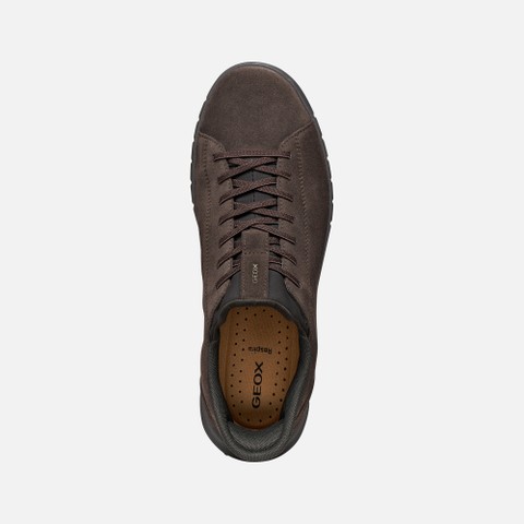 Slip in sneakers FLEXTRIDE PLUS MAN Chocolate - image number 5 | GEOX