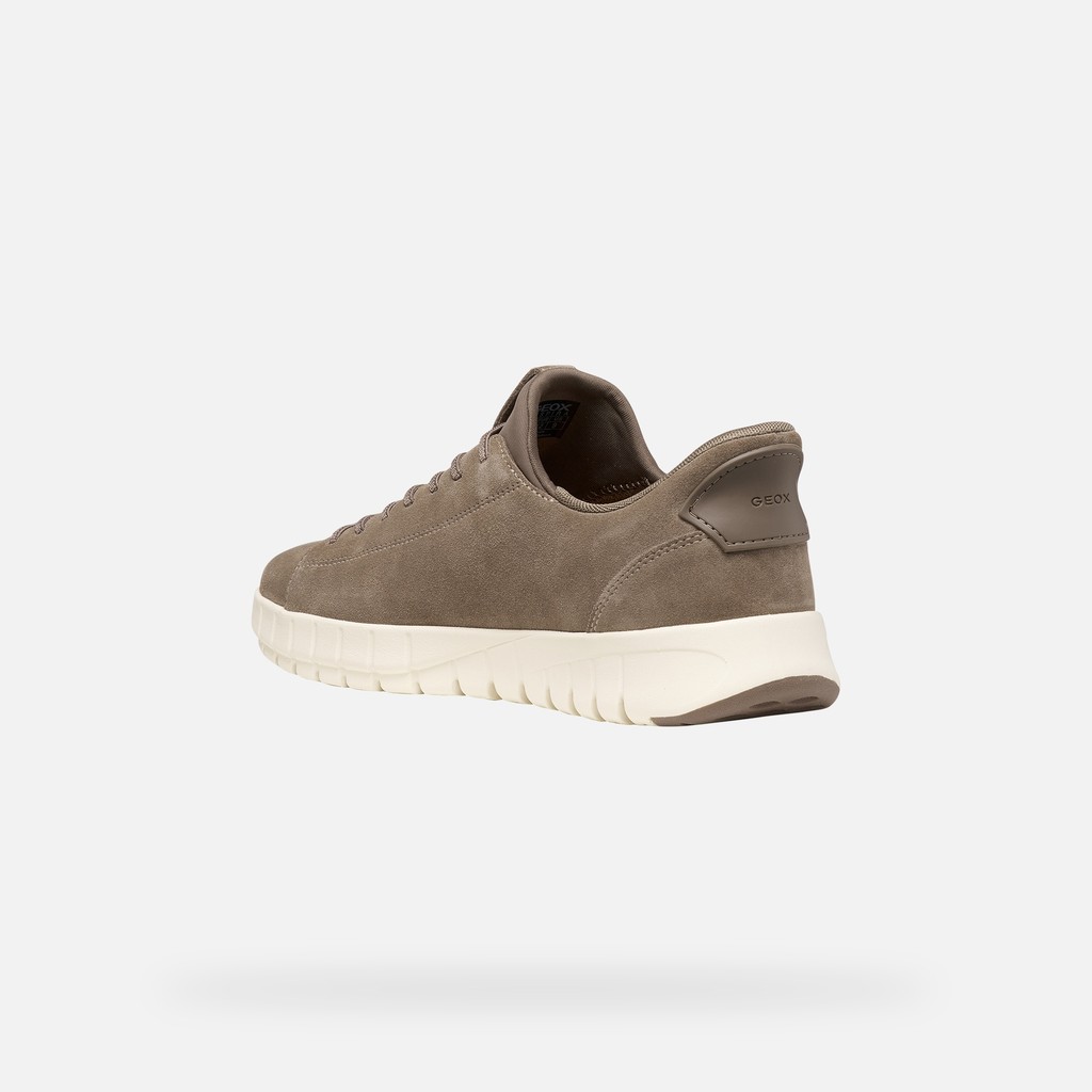 Baskets slip in FLEXTRIDE PLUS HOMME Taupe - image number 3 | GEOX