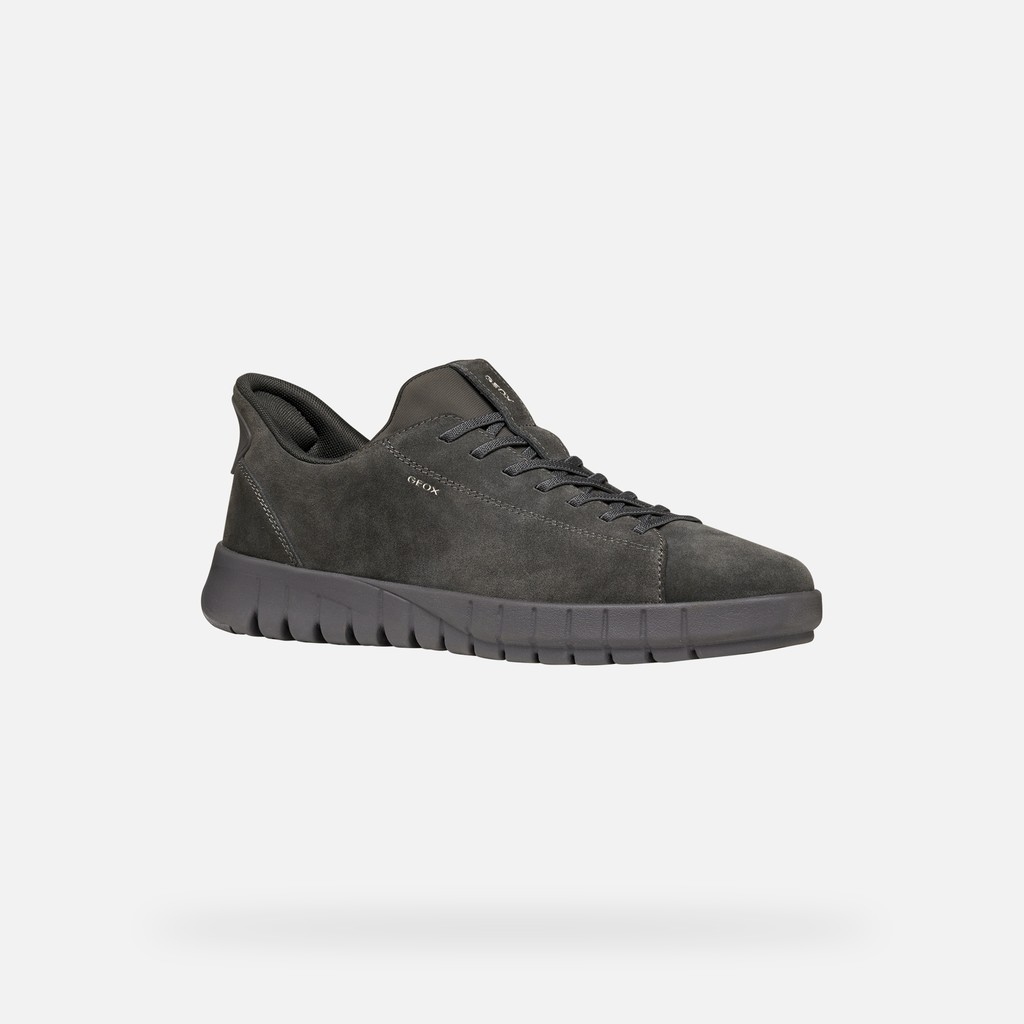Slip in sneakers FLEXTRIDE PLUS MAN Moka - image number 2 | GEOX