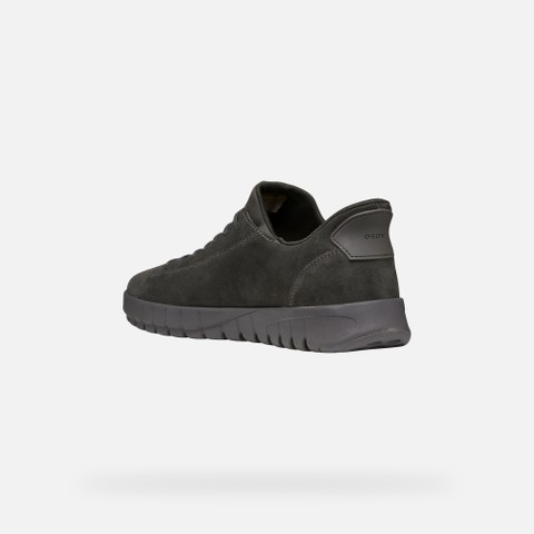 Slip in sneakers FLEXTRIDE PLUS MAN Moka - image number 3 | GEOX