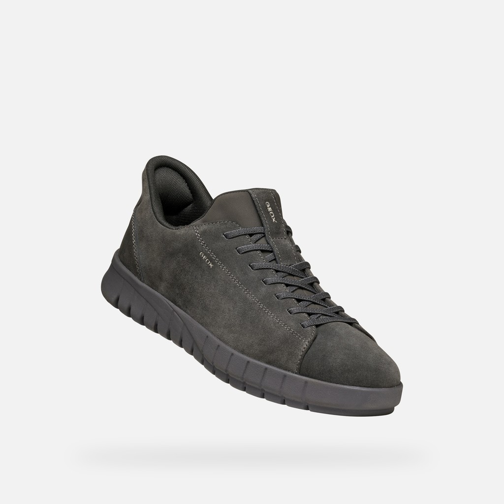 Slip in sneakers FLEXTRIDE PLUS MAN Moka - image number 4 | GEOX