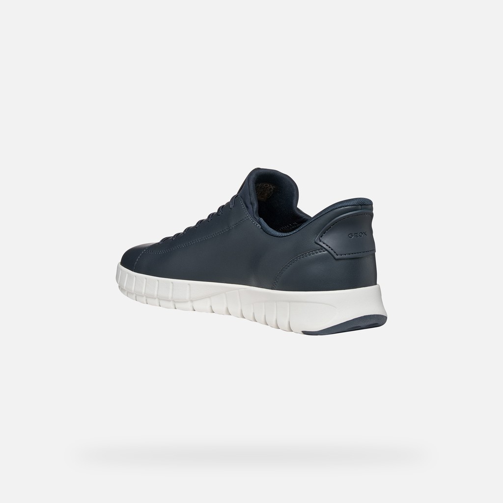 Slip in sneakers FLEXTRIDE PLUS MAN Navy - image number 3 | GEOX