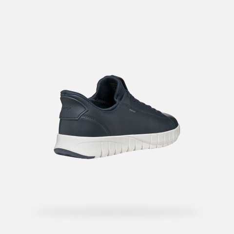 Slip in sneakers FLEXTRIDE PLUS MAN Navy - image number 4 | GEOX