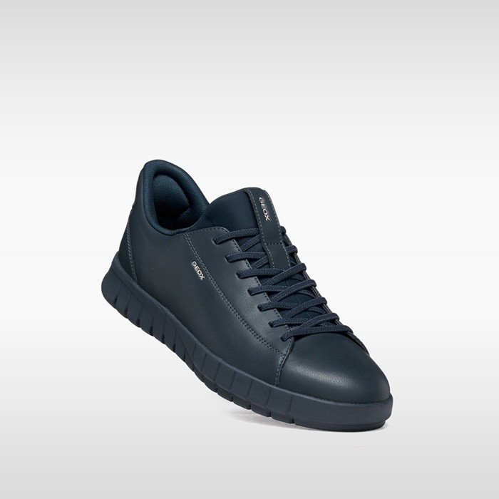 Baskets slip in FLEXTRIDE PLUS HOMME Bleu marine | GEOX
