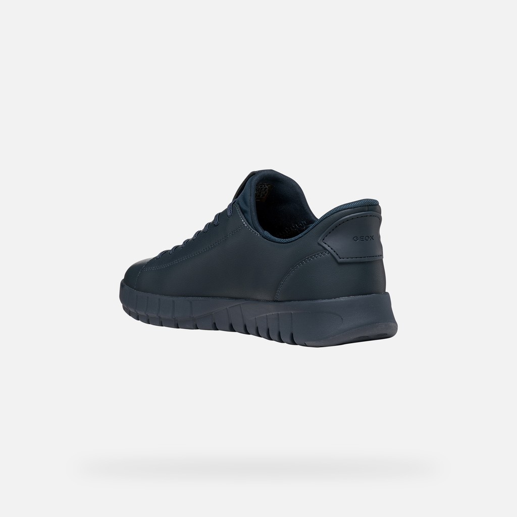 Slip in sneakers FLEXTRIDE PLUS MAN Navy - image number 3 | GEOX