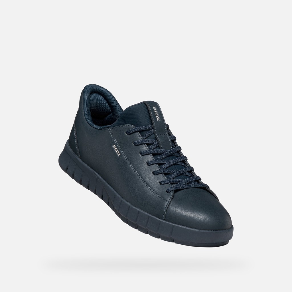 Slip in sneakers FLEXTRIDE PLUS MAN Navy - image number 4 | GEOX