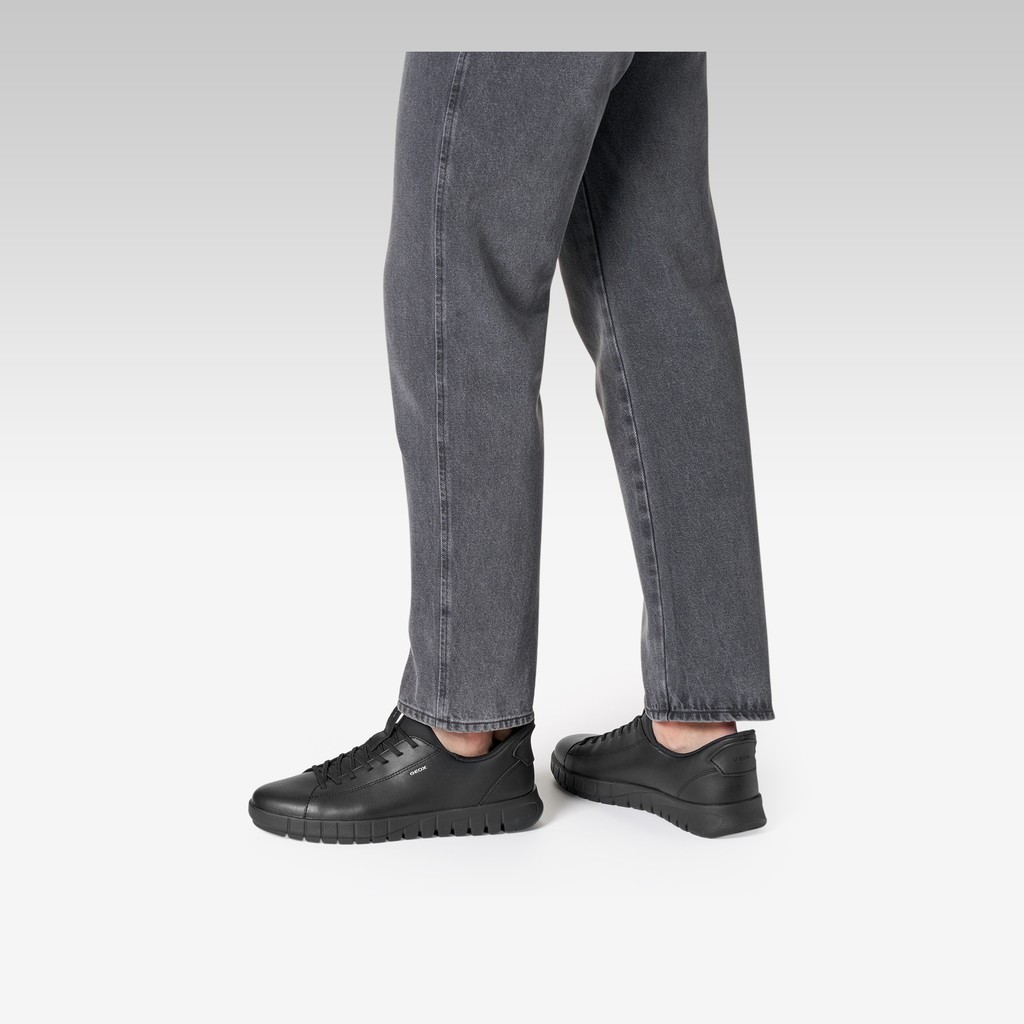 Sneaker slip in FLEXTRIDE PLUS UOMO Nero - image number 1 | GEOX