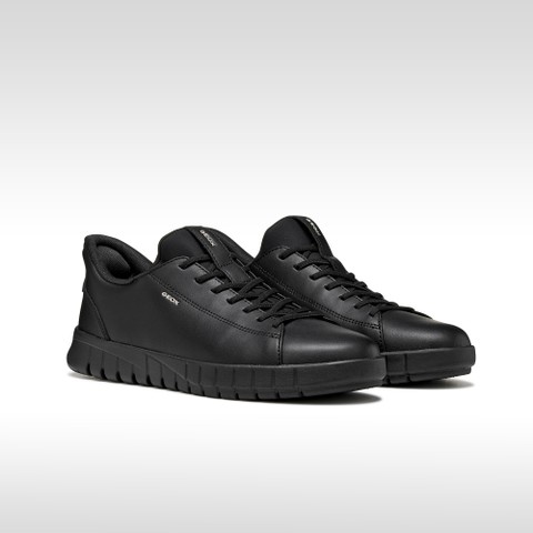 Sneaker slip in FLEXTRIDE PLUS UOMO Nero - image number 2 | GEOX