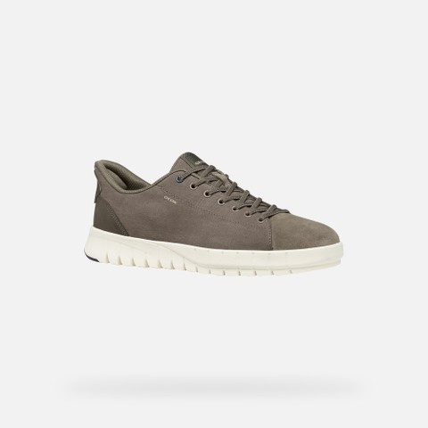 Baskets slip in FLEXTRIDE PLUS HOMME Taupe - image number 3 | GEOX
