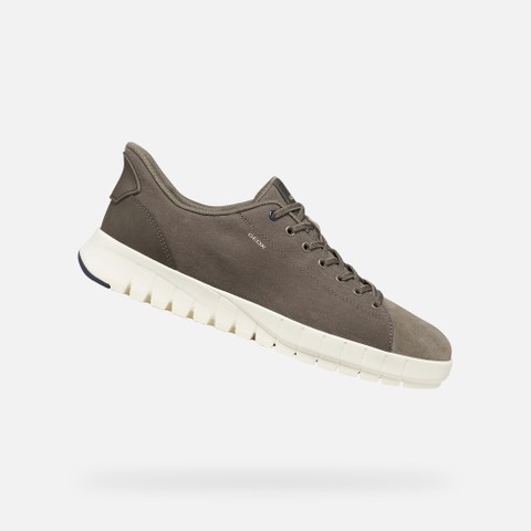 Baskets slip in FLEXTRIDE PLUS HOMME Taupe | GEOX